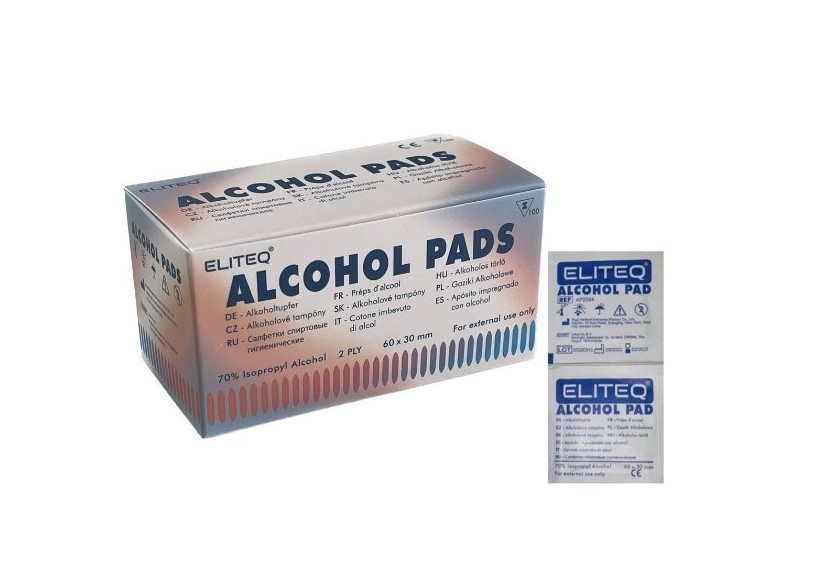 Alcohol pads - Box of 100