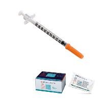 Seringues insuline 0,5mL 29G - BD Microfine+ Boîte de 100
