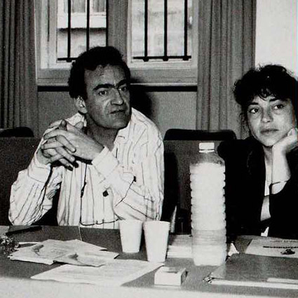 Elliot Imbert et Marie-Christine Charansonnet at the Ivry-sur-Seine Health centre