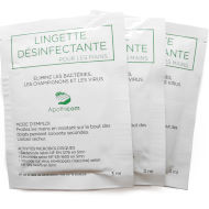 Lingettes désinfectantes pour les mains - Carton de 1000