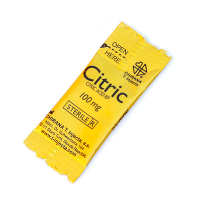 Acide citrique - Sac de 100 sachets