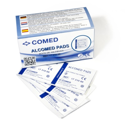 Tampons alcoolisés - Boîte de 100